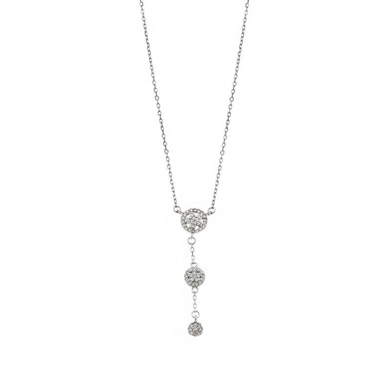 Κολιέ Senza από ασήμι 925