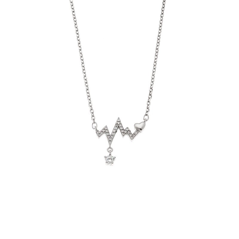 Κολιέ Senza από ασήμι 925