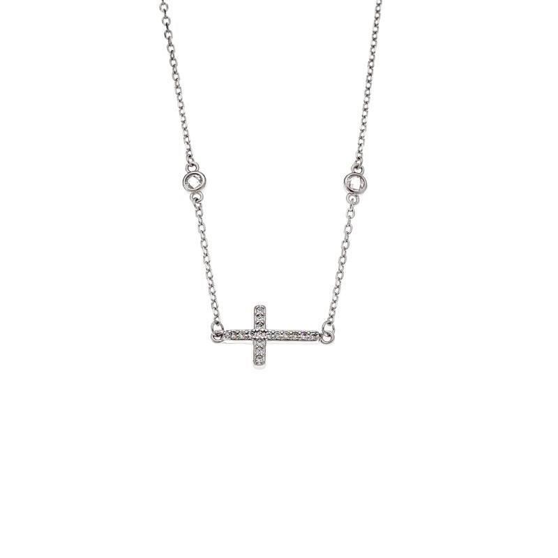 Κολιέ Senza από ασήμι 925