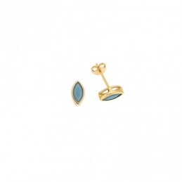 Σκουλαρίκια SENZA επιχρυσωμένο ασήμι 925