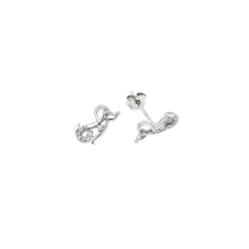 Σκουλαρίκια Senza ασήμι 925