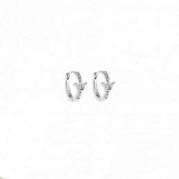 Σκουλαρίκια Κρίκοι Senza από ασήμι 925