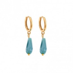 Σκουλαρίκια Κρίκοι Senza επιχρυσωμένο ασήμι 925 SSR3990-6GD