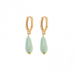 Σκουλαρίκια Κρίκοι Senza επιχρυσωμένο ασήμι 925 SSR3990-7GD