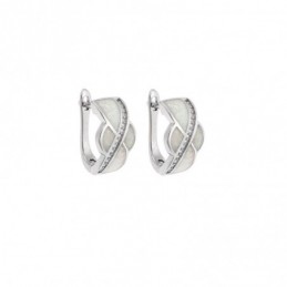 Σκουλαρίκια Senza από ασήμι 925