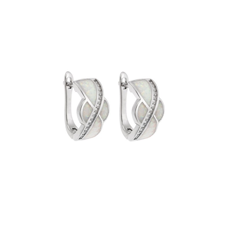 Σκουλαρίκια Senza από ασήμι 925