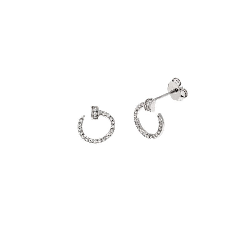 Σκουλαρίκια Senza από ασήμι 925