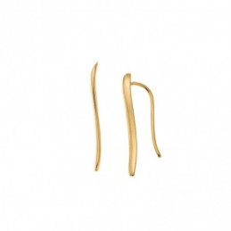 Σκουλαρίκια Senza από επιχρυσωμένο ασήμι 925