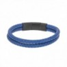 Βραχιόλι Senza Men`s Steel Blue Leather Strap SSD5026BBL