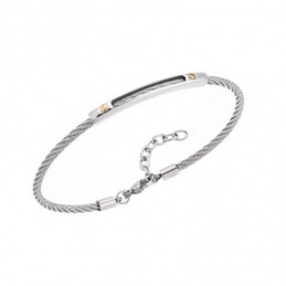 Βραχιόλι Senza Men`s Steel - Silver SSD5605SR