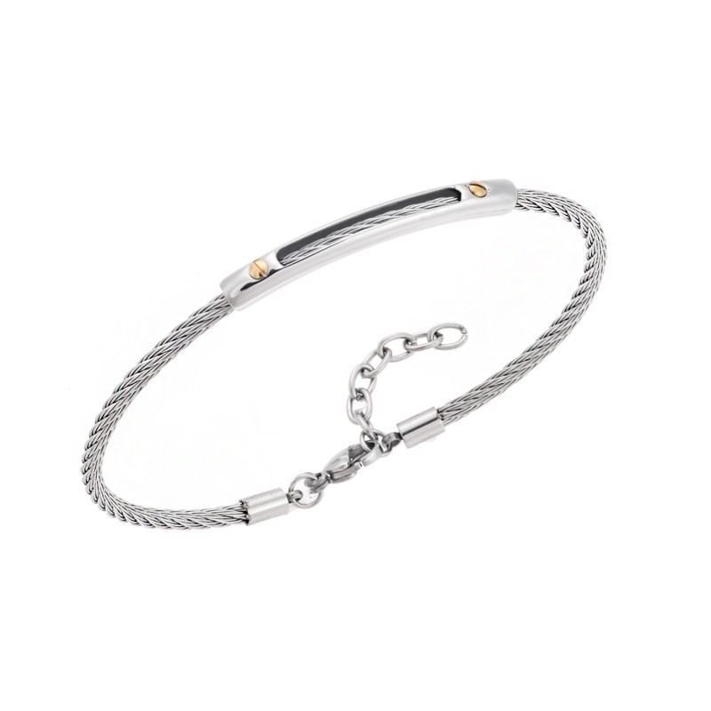 Βραχιόλι Senza Men`s Steel - Silver SSD5605SR