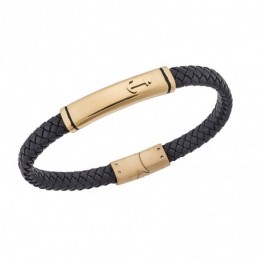 Βραχιόλι Senza Men`s Gold Plated Steel