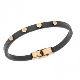 Βραχιόλι Senza Men`s Gold Plated Steel