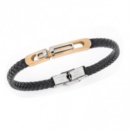 Βραχιόλι Senza Men`s Gold Plated Steel