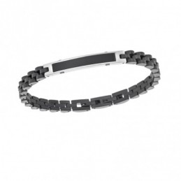 Βραχιόλι Senza Men`s Black Stainless Steel SSD5949SBK