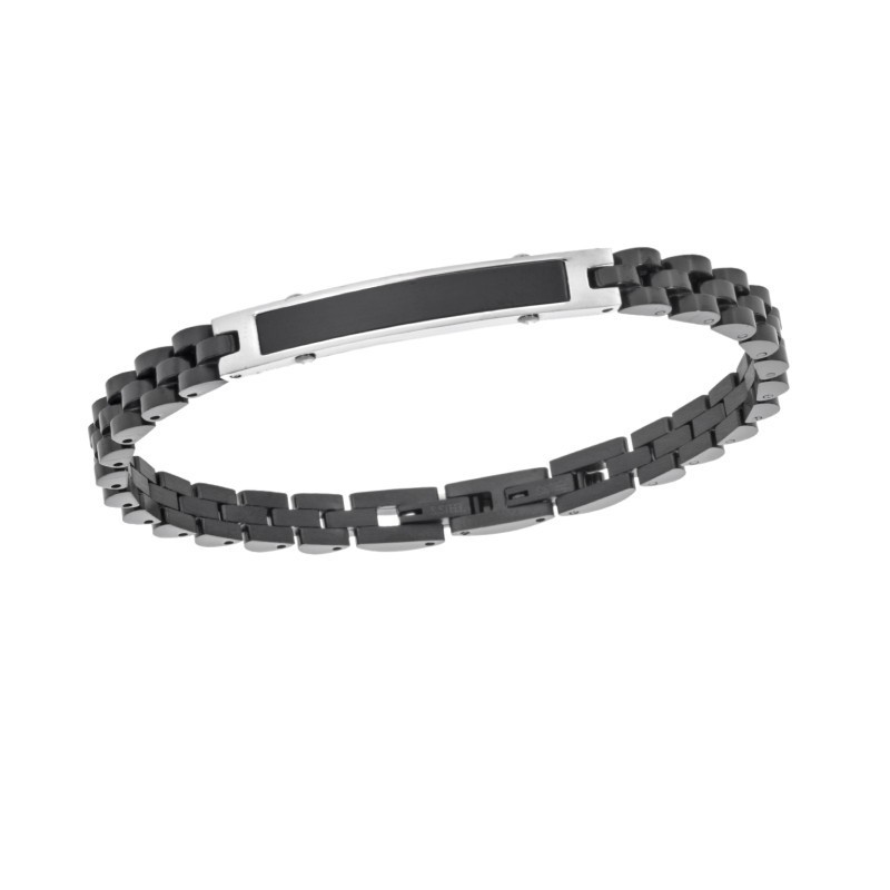 Βραχιόλι Senza Men`s Black Stainless Steel SSD5949SBK