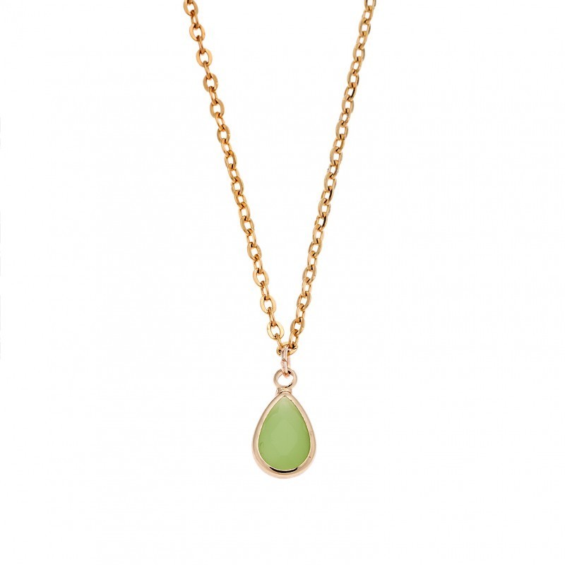 Κολιέ Senza Steel Gold Plated SSD3839-4KL