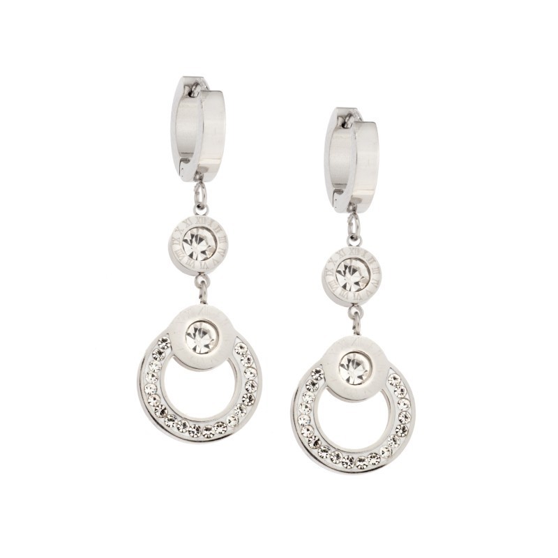 Σκουλαρίκια Γυναικεία SENZA κρίκοι από Ατσάλι