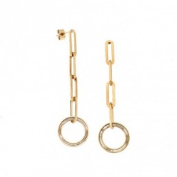 Σκουλαρίκια Γυναικεία SENZA Gold Plated Steel SSD5396GD