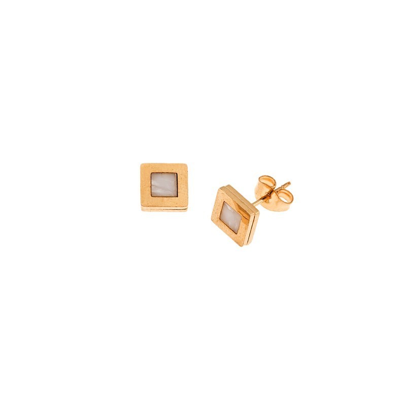 Σκουλαρίκια Γυναικεία SENZA Gold Plated Steel