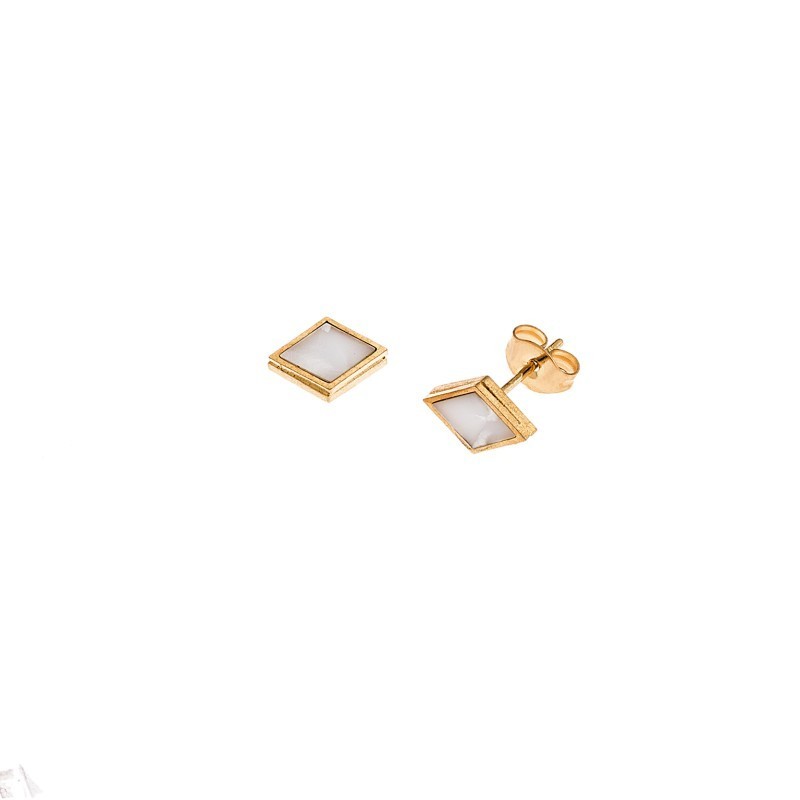 Σκουλαρίκια Γυναικεία SENZA Gold Plated Steel