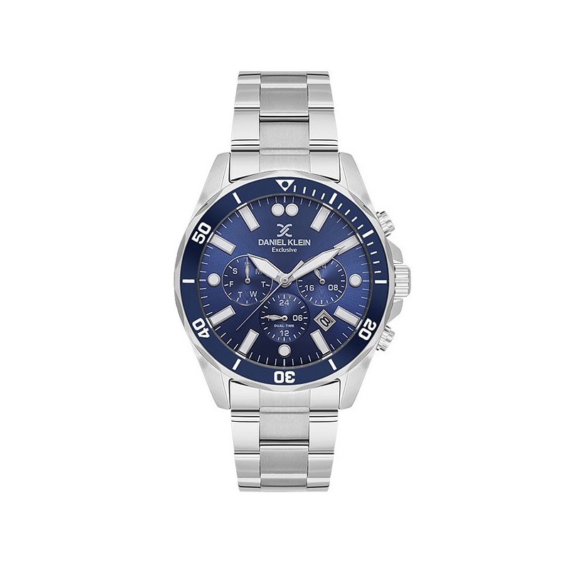 Ατσάλινο Ανδρικό Αδιάβροχο Ρολόι Daniel Klein DK.1.14067-2