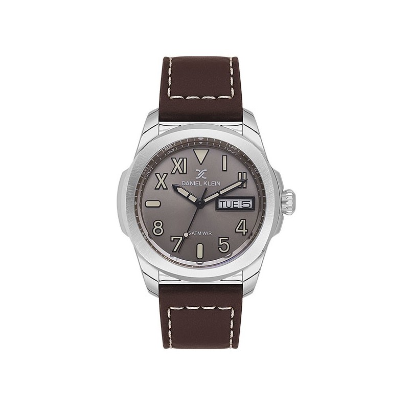 Δερμάτινο Ανδρικό Αδιάβροχο Ρολόι Daniel Klein DK.1.14078-1