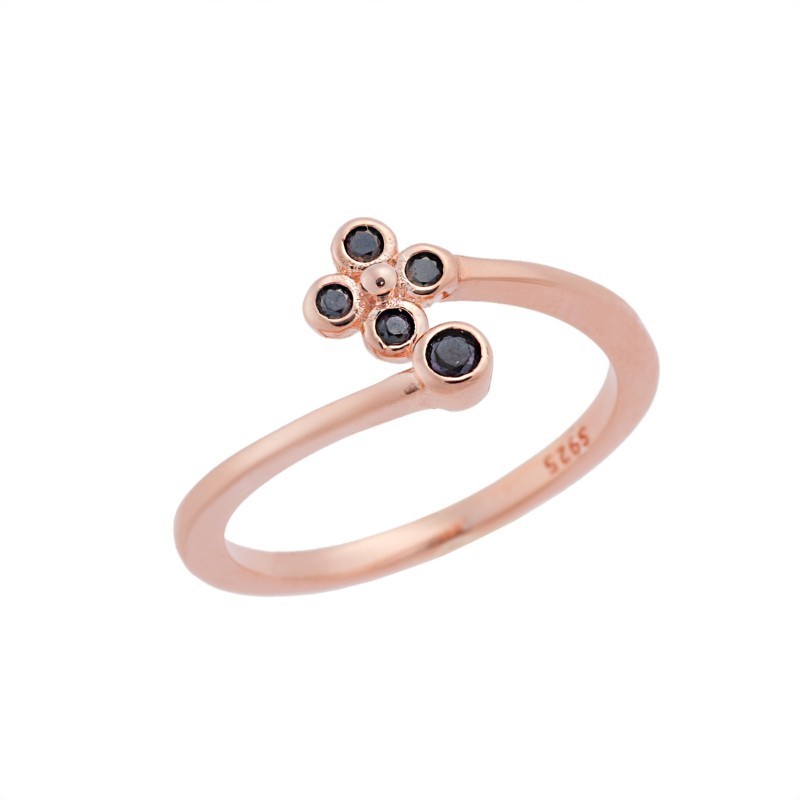 Δαχτυλίδι Chevalier Senza Silver 925 Rose Gold Plated SSR2452RB