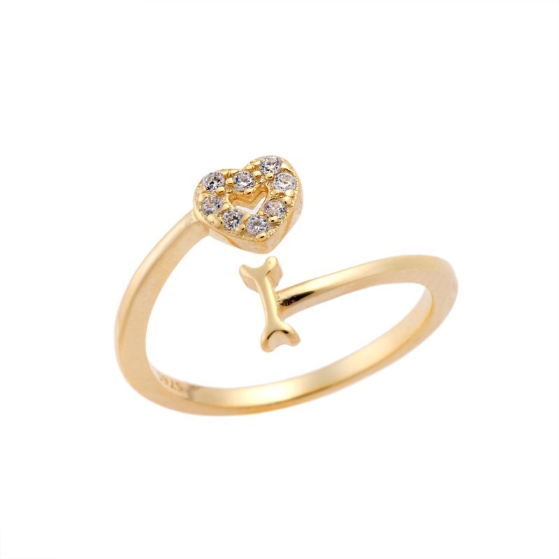 Δαχτυλίδι Chevalier Senza Silver 925 Gold Plated SSR2466GD