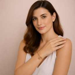 Βραχιόλι Γυναικείο Senza από επιχρυσωμένο ασήμι 925