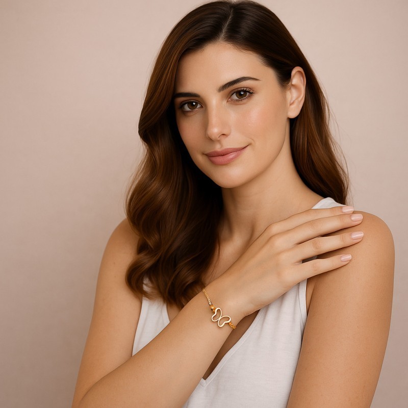 Βραχιόλι Γυναικείο Senza από επιχρυσωμένο ασήμι 925