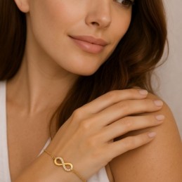 Βραχιόλι Γυναικείο Senza από επιχρυσωμένο ασήμι 925