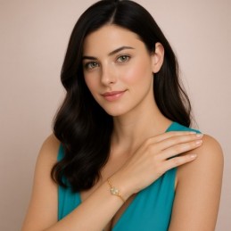 Βραχιόλι Γυναικείο Senza από επιχρυσωμένο ασήμι 925