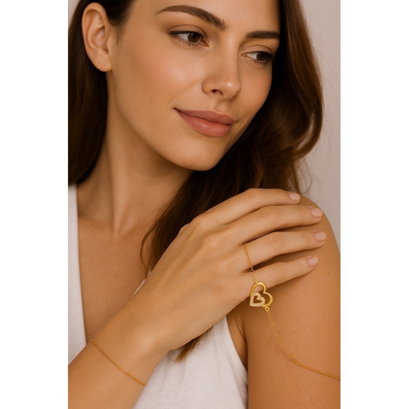 Βραχιόλι Γυναικείο Senza από επιχρυσωμένο ασήμι 925