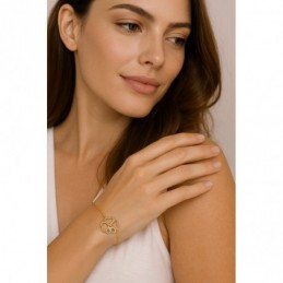 Βραχιόλι Γυναικείο Senza από επιχρυσωμένο ασήμι 925