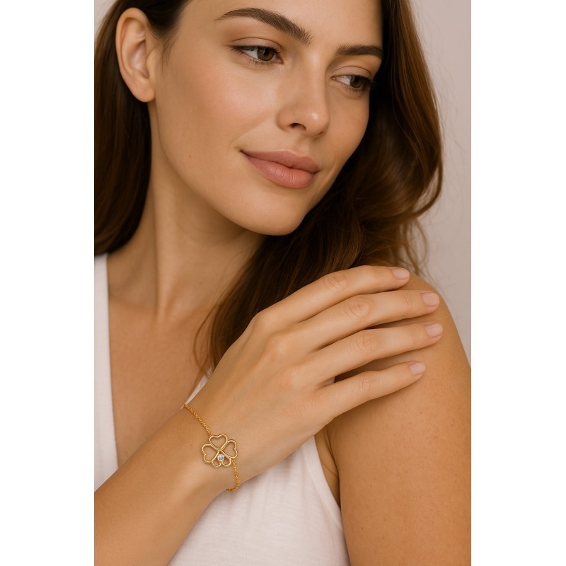 Βραχιόλι Γυναικείο Senza από επιχρυσωμένο ασήμι 925