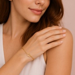 Βραχιόλι Γυναικείο Senza από επιχρυσωμένο ασήμι 925