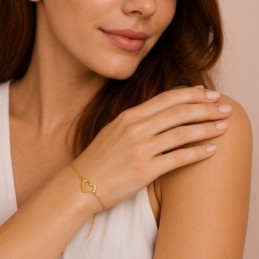 Βραχιόλι Γυναικείο Senza από επιχρυσωμένο ασήμι 925