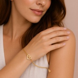 Βραχιόλι Γυναικείο Senza από επιχρυσωμένο ασήμι 925