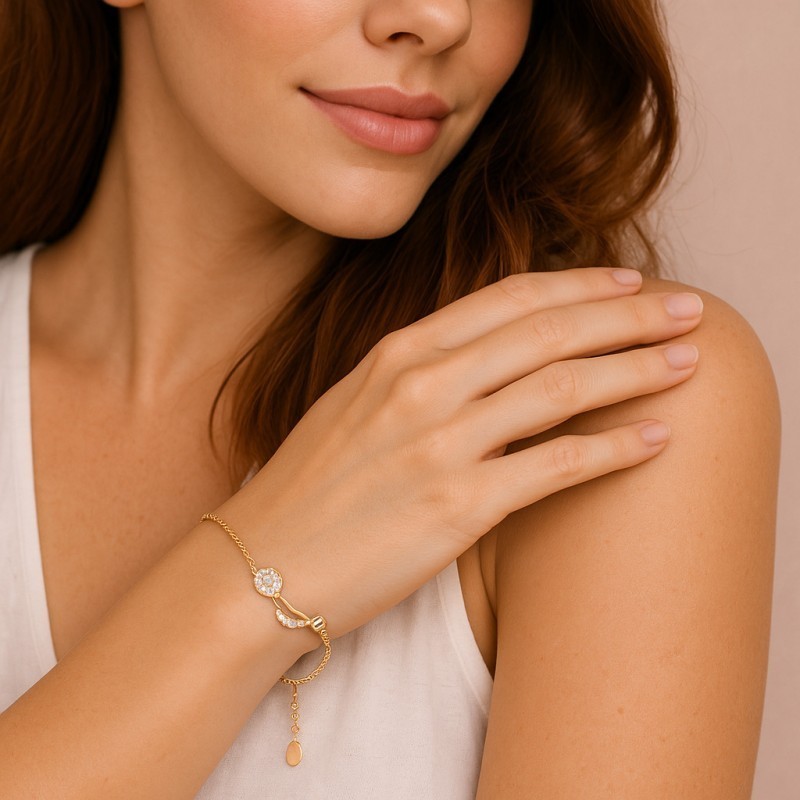 Βραχιόλι Γυναικείο Senza από επιχρυσωμένο ασήμι 925