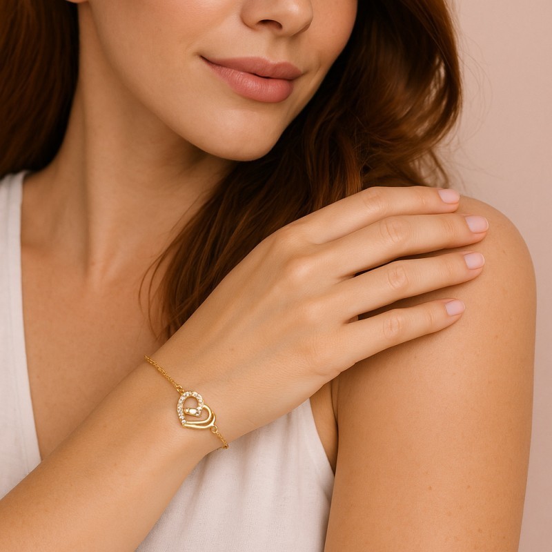 Βραχιόλι Γυναικείο Senza από επιχρυσωμένο ασήμι 925