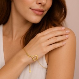 Βραχιόλι Γυναικείο Senza από επιχρυσωμένο ασήμι 925