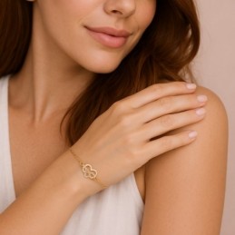 Βραχιόλι Γυναικείο Senza από επιχρυσωμένο ασήμι 925