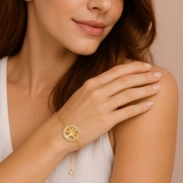 Βραχιόλι Γυναικείο Senza από επιχρυσωμένο ασήμι 925