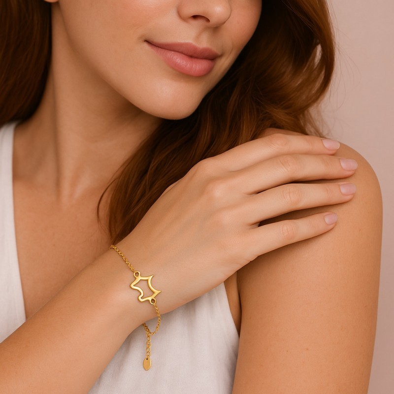 Βραχιόλι Γυναικείο Senza από επιχρυσωμένο ασήμι 925