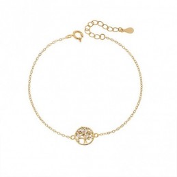 Βραχιόλι Γυναικείο Senza από επιχρυσωμένο ασήμι 925