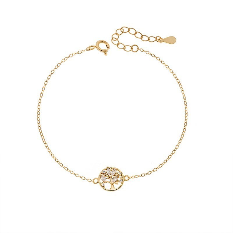 Βραχιόλι Γυναικείο Senza από επιχρυσωμένο ασήμι 925