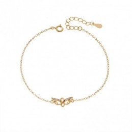 Βραχιόλι Γυναικείο Senza από επιχρυσωμένο ασήμι 925