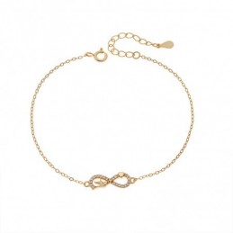Βραχιόλι Γυναικείο Senza από επιχρυσωμένο ασήμι 925