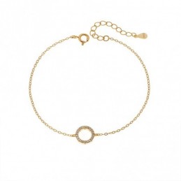 Βραχιόλι Γυναικείο Senza από επιχρυσωμένο ασήμι 925